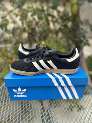 Adidas Originals Mens Samba OG Core Black Cream White Magic Beige
