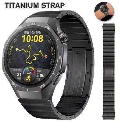 Titan Metall Uhrenarmband Für Huawei Watch 4 3 Pro GT 4 3 2 GT 4 GT 5 Pro 46mm