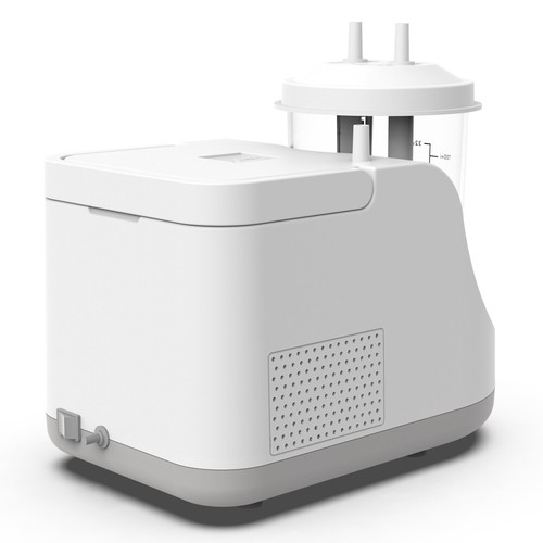 Portable Phlegm Suction Unit Emergency Medical Vacuum Aspirator Machine 1800mL - Picture 3 of 13