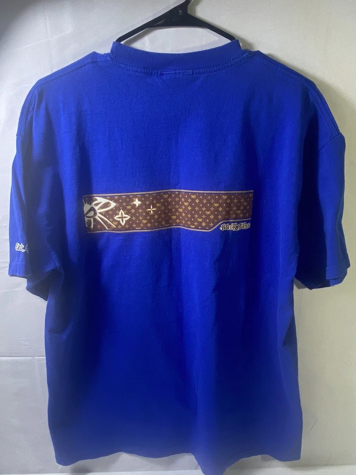 Camisa De Colección NEGRO MOSCAS Surf Skate BMX Louis Monograma Camiseta Talla L Hombres Y2K Foto 4 de 4