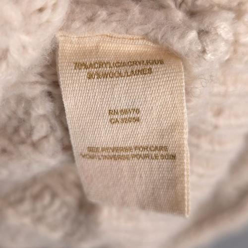 Free People WOOL Blend Snap-Front Cropped Rib Knit Cardigan Sweater LARGE - Picture 9 of 9
