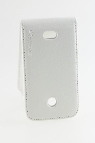Custodia business case flip Nokia Lumia 510 bianca - Foto 2 di 3
