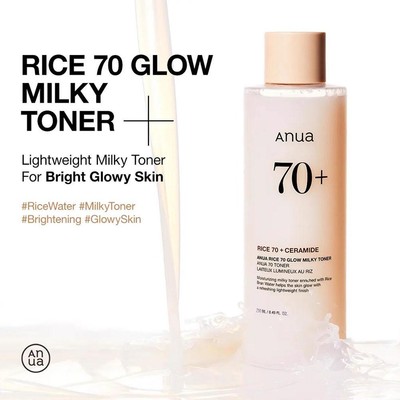Anua Rice 70 Glow Milky Toner 250ml / 8.45fl. oz