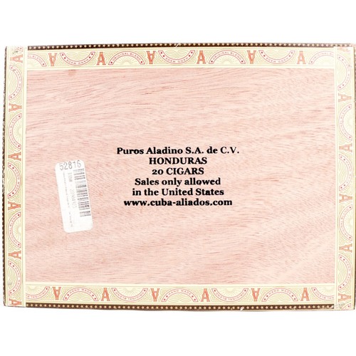 Caja de cigarros de madera vacía mezcla original Aliados Torpedo 8,75" x 6,5" x 2" - Imagen 9 de 12