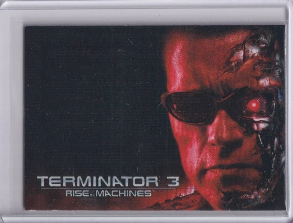2003 COMIC IMAGES TERMINATOR 3 RISE OF THE MACHINES SWATCH CARD HEARSE POLSTER - Bild 2 von 2