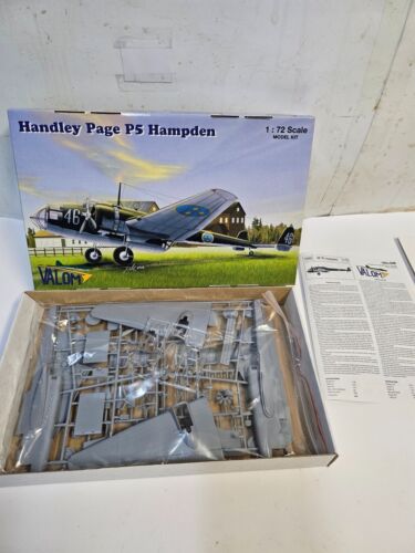 Valom Handley Page P5 Hampden 1/72 045 - Completo - Senza decalcomanie - Foto 3 di 3