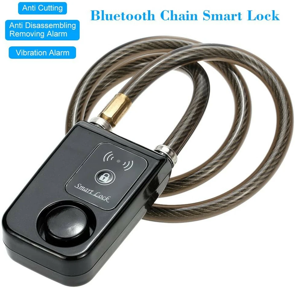   Smart Lock Anti Theft Alarm Keyless Phone APP - Image 4 of 4