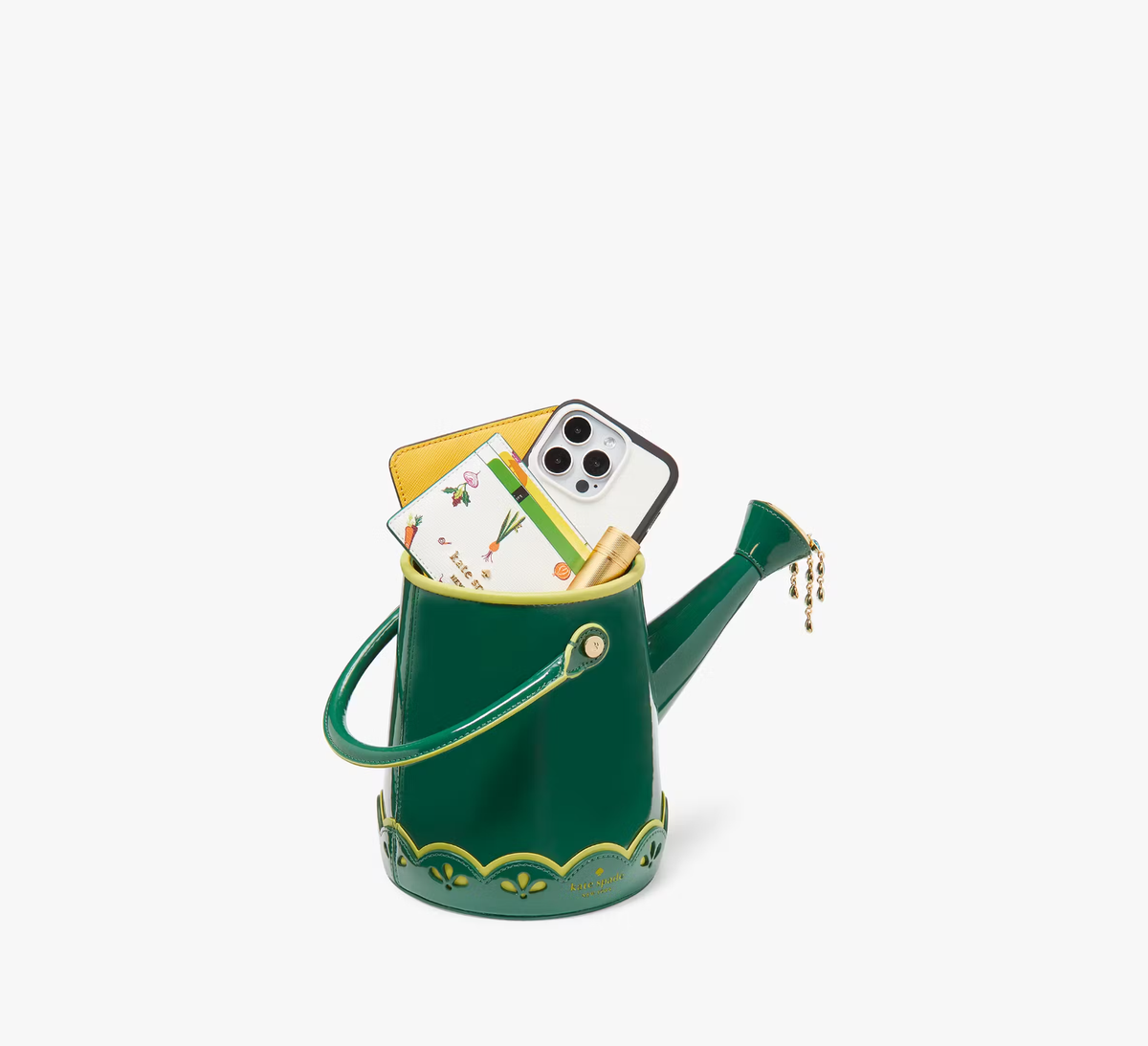 Kate Spade Harvest Time 3D Green Watering Can Garden Kate Spade Harvest Time 3D Green Watering Can Garden