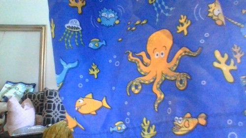 Surf Zone Boys 3T Swim Trunks Shorts Blue w/Orange/Yellow Ocean Fish CUTE! - Picture 2 of 10