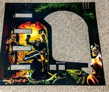 STERN CATACOMB Pinball Machine Translite BACKGLASS