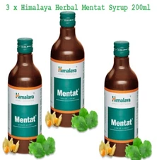 Pack of 3 Herbal Mentat Syrup 200ml Improves Mental Quotient MENTAT Himalaya