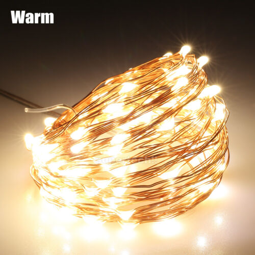 2-10M Battery LED Powered Copper Wire String Fairy Xmas Party Lights Warm White - Picture 12 of 12