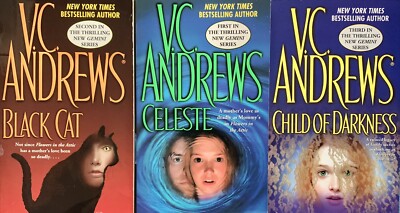 complete GEMINI trilogy (3 pb) V.C. Andrews CELESTE Black CAT Child of DARKNESS
