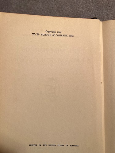The Meaning of A LIBERAL EDUCATION Martín 1926 Vintage Old Book Antique - 第 7/7 張圖片