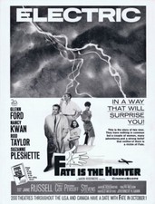 Fate is the Hunter 1964 ORIGINAL Vintage 9x12 Industry Ad Glenn Ford Nancy Kwan