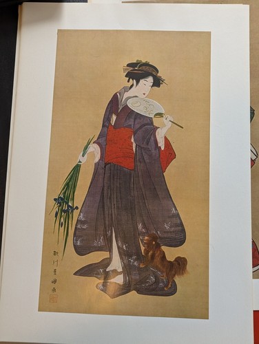 Portafolio Vintage 6 Impresiones Japonesas MUJERES EN PINTURA JAPONESA Serie "A" - Imagen 5 de 21