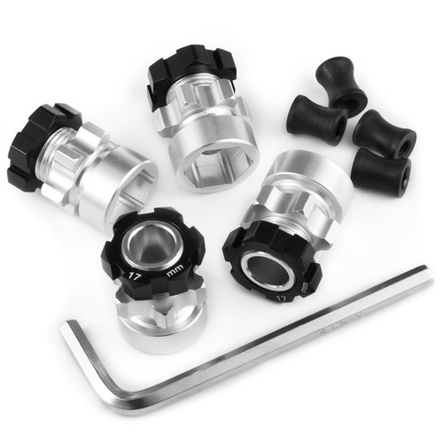 Adaptador de buje AXSPEED 4x 12mm a 17mm +6mm / +10mm para coche Traxxas Slash 1/10 RC - Imagen 3 de 16