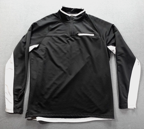 Fila Active Sweater Men's 1/4 Zip Mock Neck Size XL Long Sleeve Zip Pockets
