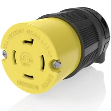 Journeyman Pro 2413 L14-20R 20A Twist Locking Female Connector Generator 4 Prong
