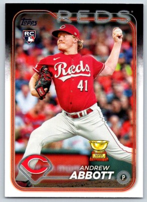 2024 Topps Series 1 ANDREW ABBOTT #214 Cincinnati Reds All Star Rookie RC