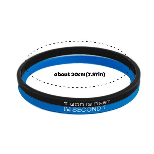 GOD IS FIRST IM SECOND Bracelets,Christian Inspirational Bible Verses Bracelets - Picture 3 of 26