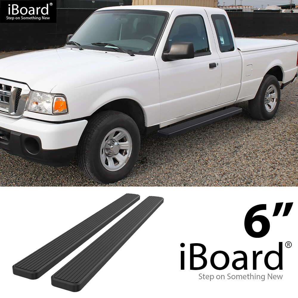 iBoard Stainless Steel 6in Running Boards Fit 99-11 Ford Ranger