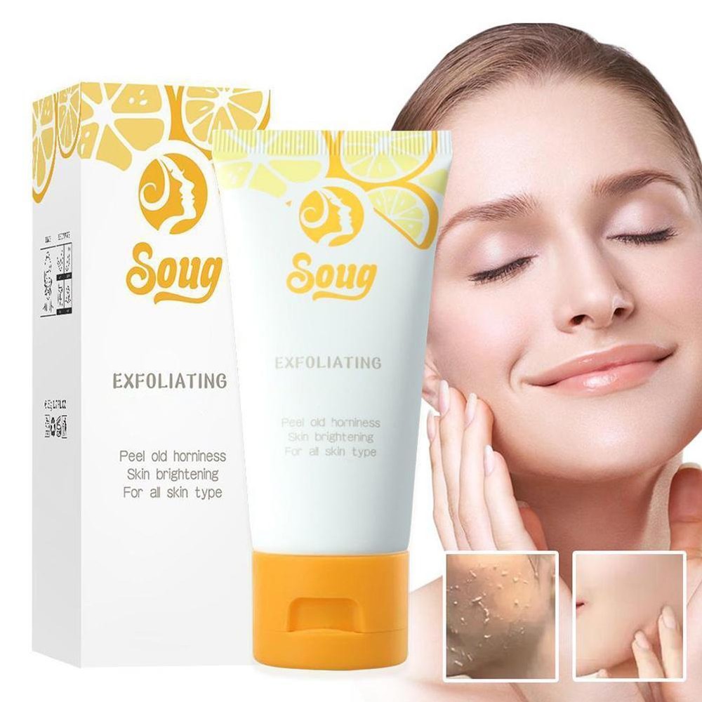 1*Orange Exfoliating Whitening Gel Scrub Face Body Brightening Skin 50g2024.