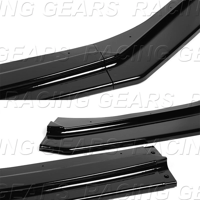 KIT DE CARROCERÍA PARACHOQUES DELANTERO ESTILO CS PINTADO NEGRO SUBARU BRZ JDM 2017-2020 LIP Foto 3 de 4