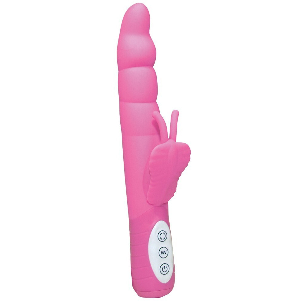 Silikon Rabbit Vibrator Klitoris Reizarm Dildo Rotation Sexspielzeug Vagina Anal