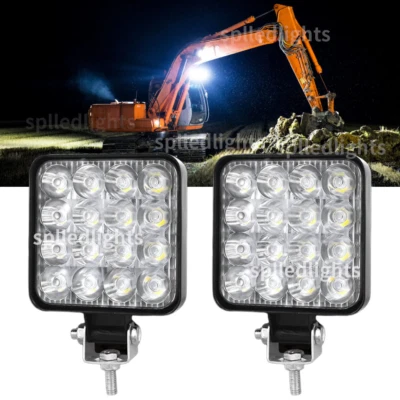 SPLLEDLIGHTS Fit Durite Digger Excavator LED Boom Light / Work Light / Flood Light 12V / 24V