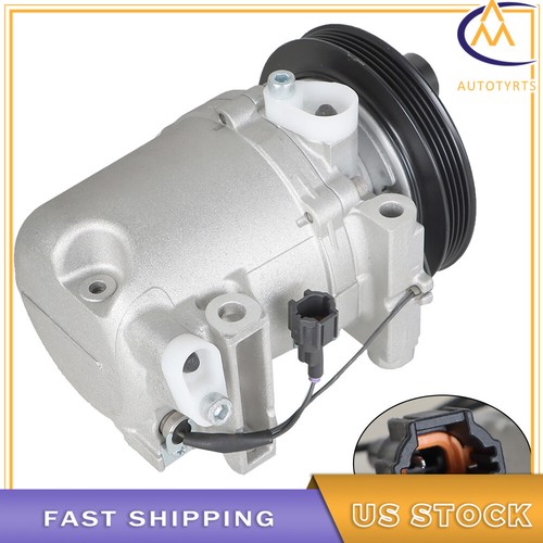Compresor + embrague aire acondicionado SOHC 3,3 L camioneta Nissan Frontier 1999 2000 2001-2003 - Imagen 6 de 9