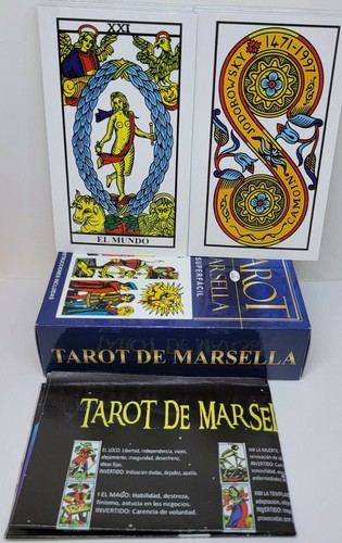 TAROT DE MARSELLA ESPAÑOL 78 CARTAS INSTRUCCIONES INCLUIDAS - Imagen 5 de 7