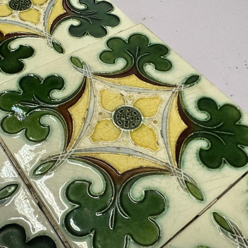 JUEGO 9x AZULEJOS DE ESTILO JUVENIL 15x15cm AZULEJOS ANTIGUOS DE ESTILO JUVENIL ALREDEDOR DE 1910 - Imagen 8 de 13