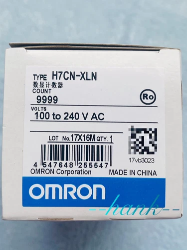 NEW OMRON Automation and Safety H7CN-BLN Counter Count 100-240VAC 12-48VDC