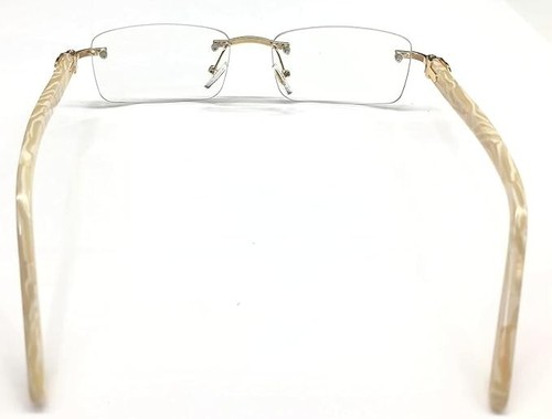 Rote Gläser Brille Braun Metallgestell Mode Sonnenbrille Marmor Bügel Holzig Neu - Bild 70 von 88