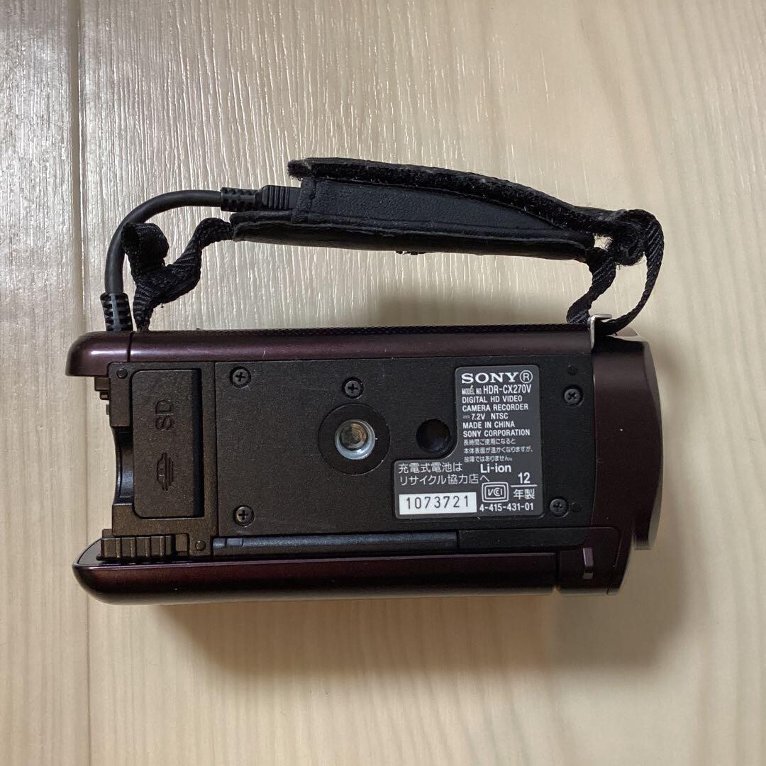 【値下げ】SONY HDR-CX270V　ブラック　デジタルビデオカメラ HDR-CX270V | デジタルビデオカメラ Handycam ハンディカム | ソニー