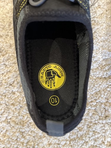 Body Glove Men's Sidewinder Water Shoes  Black/Yellow 10 US - Picture 8 of 9