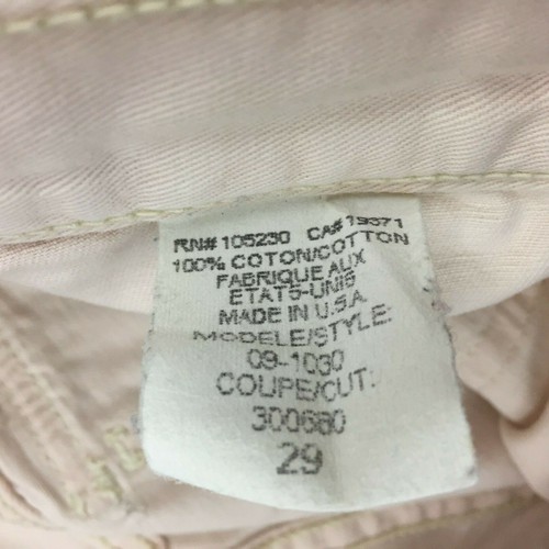 JOIE Womens sz 29 Light Beige Raw Edge Hem Button Fly Cotton Denim Shorts - Picture 3 of 9