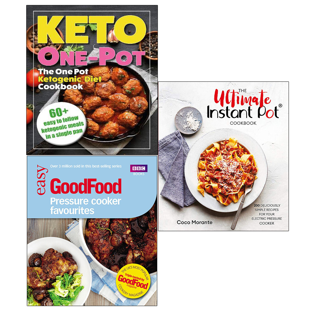Ultimate Instant Pot, One Pot Ketogenic Diet, Good Food 3 Books Collection Set