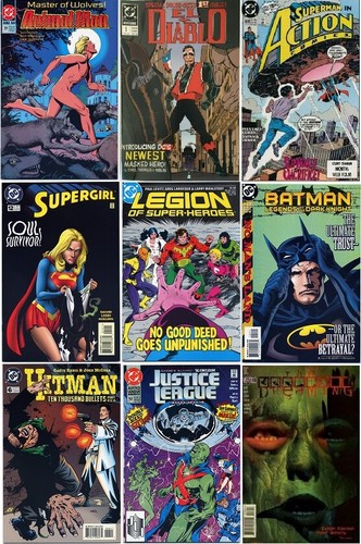DC COMICS BULK BUNDLE WHOLESALE 4 VINTAGE BATMAN SUPERMAN JLA FLASH LEGION etc - Picture 10 of 12