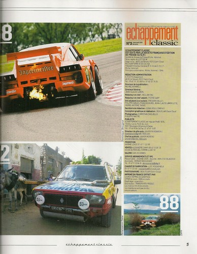 ECHAPPEMENT CLASSIC 3 NEIGE ET GLACE FORD ESCORT RS 1800 Gr4 FORD GT70 R20 4X4 - Imagen 3 de 3