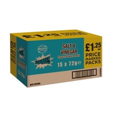 Walkers Squares Salt & Vinegar Snacks 15 Packs x 72g