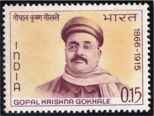 India 1966 Birth Centenary Of Gopal Krishna Gokhale Patriot 1v Stamp MNH - 第 1/2 張圖片