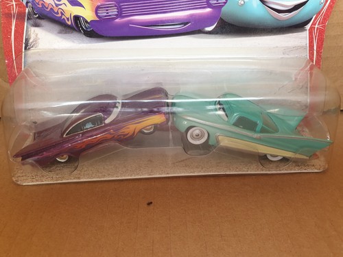 VOITURE DISNEY PIXAR CARS Équipe De Course /Flo and Ramone - Diecast Métal - Imagen 2 de 3