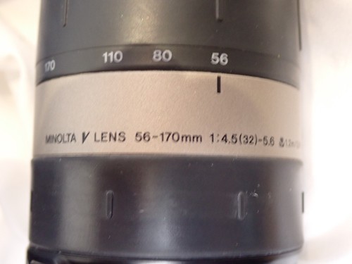 🔥 Minolta Vectis S-1 APS SLR Film Camera w/2 Lenses 56-170mm, 28-56mm New Batts - Picture 7 of 8