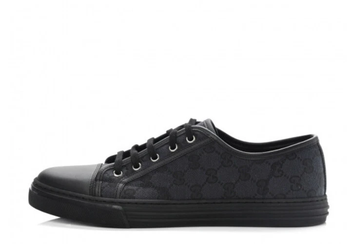 Baskets monogramme Gucci pour hommes neuves dans leur boîte noires taille 6,5 pour 9