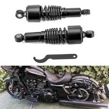 MOFUN 10.5" Rear Slammer Absorber Lowering Shocks For Harley Touring FLH 1980-UP
