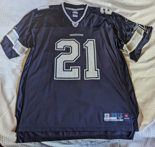 DALLAS COWBOYS Blue Jersey - JULIUS JONES #21 - REEBOK Adult Sz XL NFL Football - Picture 8 of 8