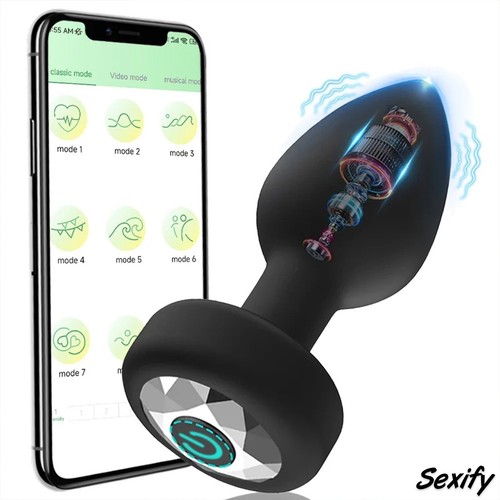 Vibrating Anal Vibrator Butt Plug Dildo Remote Control Prostate Massager Sex Toy - Picture 17 of 24