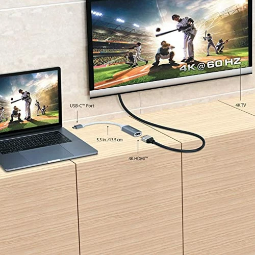 j5create USB Type-C to HDMI Adapter- 3840 x 2160 @ 60Hz | HDMI 1.4 4K @ 30 Hz to - Picture 2 of 9